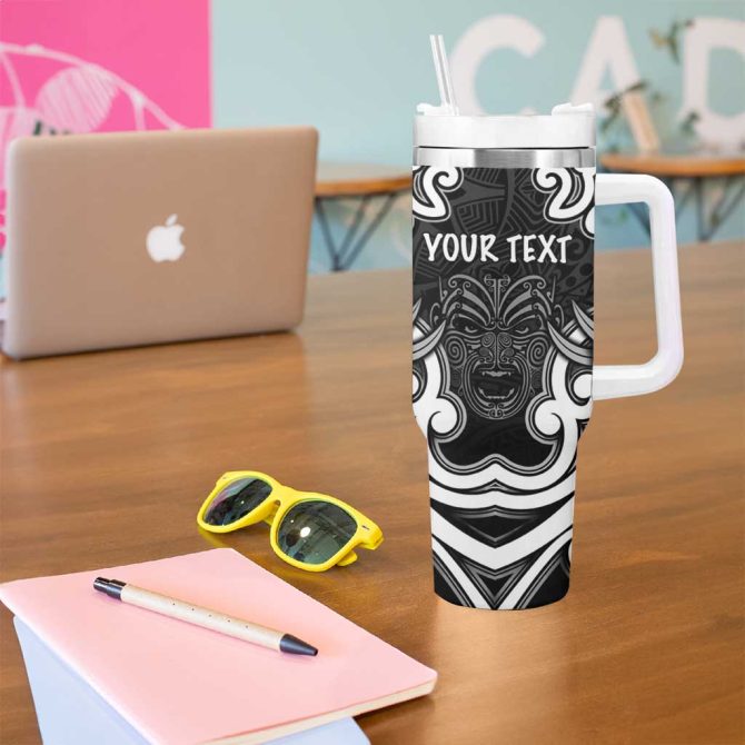 Aotearoa Toitu Te Tiriti O Waitangi Custom Stanley Quencher 40Oz Stainless Steel Tumbler With Handle - Image 5