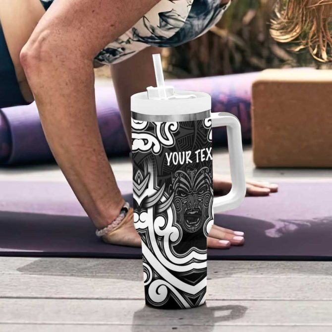 Aotearoa Toitu Te Tiriti O Waitangi Custom Stanley Quencher 40Oz Stainless Steel Tumbler With Handle - Image 6