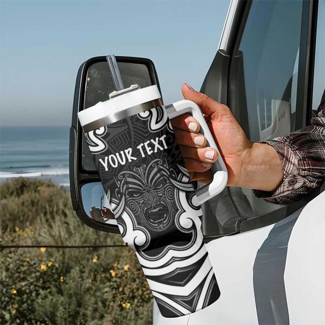 Aotearoa Toitu Te Tiriti O Waitangi Custom Stanley Quencher 40Oz Stainless Steel Tumbler With Handle - Image 7