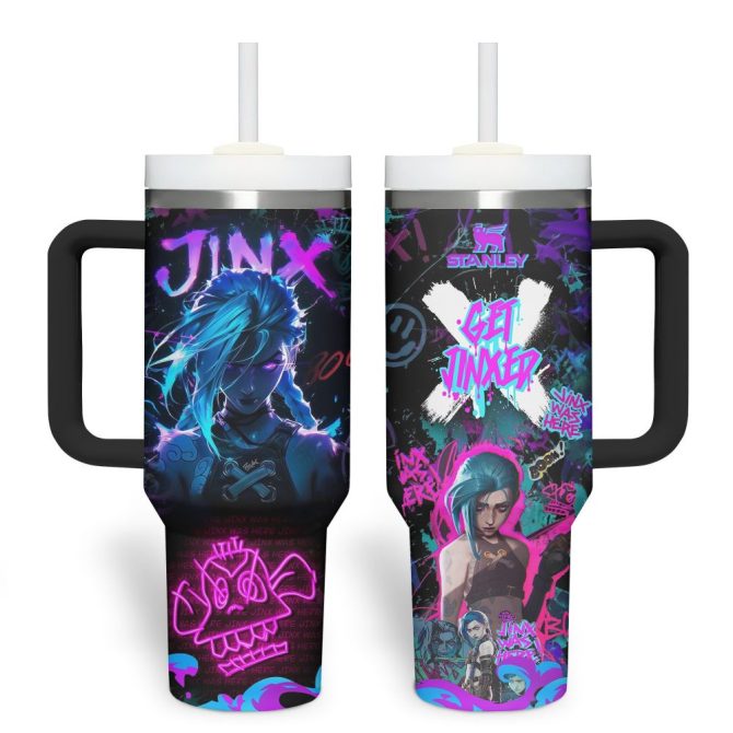 Arcane Tv Series Custom Stanley Quencher 40Oz Stainless Steel Tumbler With Handle - Image 2