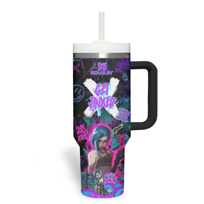 Arcane Tv Series Custom Stanley Quencher 40Oz Stainless Steel Tumbler With Handle - Image 4