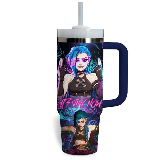 Arcane Tv Series Custom Stanley Quencher 40Oz Stainless Steel Tumbler With Handle - Image 3