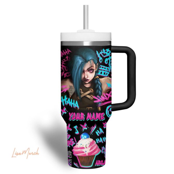 Arcane Tv Series Custom Stanley Quencher 40Oz Stainless Steel Tumbler With Handle - Image 3