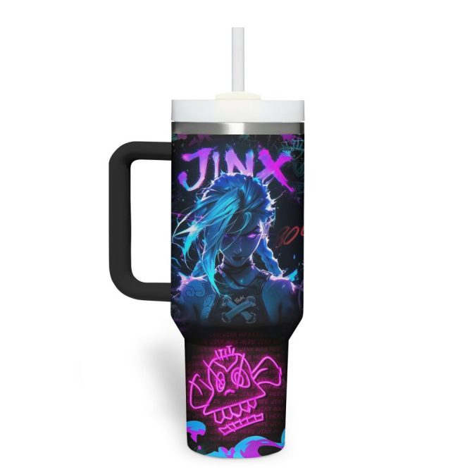 Arcane Tv Series Custom Stanley Quencher 40Oz Stainless Steel Tumbler With Handle - Image 3