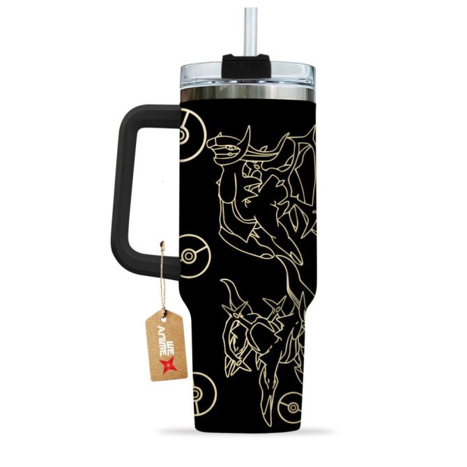 Arceus Pokemon Anime Custom Stanley Quencher 40Oz Stainless Steel Tumbler - Image 4