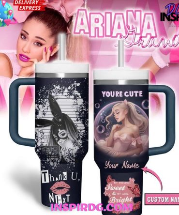 Ariana Grande Music Custom Stanley Quencher 40Oz Stainless Steel Tumbler