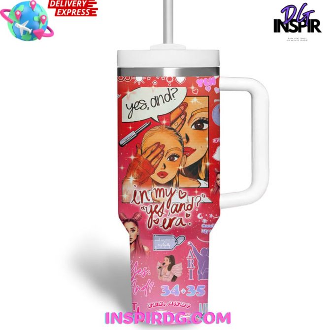 Ariana Grande Music Custom Stanley Quencher 40Oz Stainless Steel Tumbler - Image 2