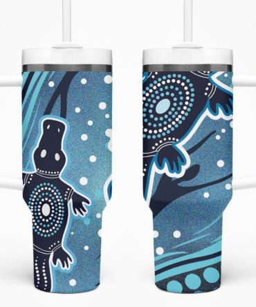 Art Painting With Platypus Custom Stanley Quencher 40Oz Stainless Steel Tumbler