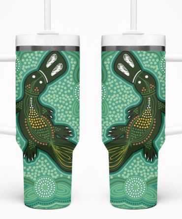 Art Painting With Platypus Custom Stanley Quencher 40Oz Stainless Steel Tumbler