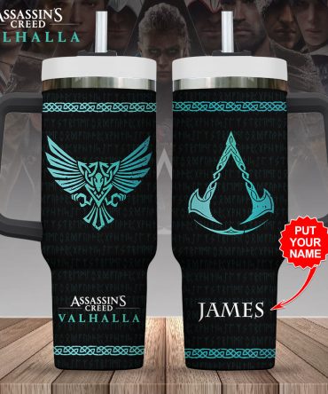 Assassin #8217;S Creed Games Custom Stanley Quencher 40Oz Stainless Steel Tumbler With Handle