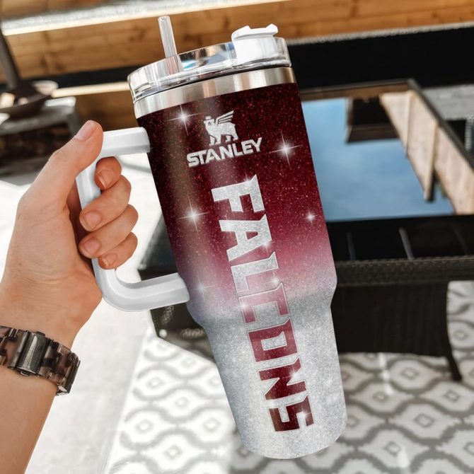 Atlanta Falcons Nfl Custom Stanley Quencher 40Oz Stainless Steel Tumbler With Handle - Image 3