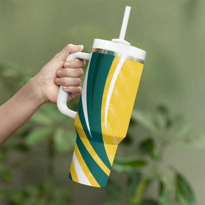 Australia 2024 Olympics Rise Of The Roos Custom Stanley Quencher 40Oz Stainless Steel Tumbler With Handle - Image 4