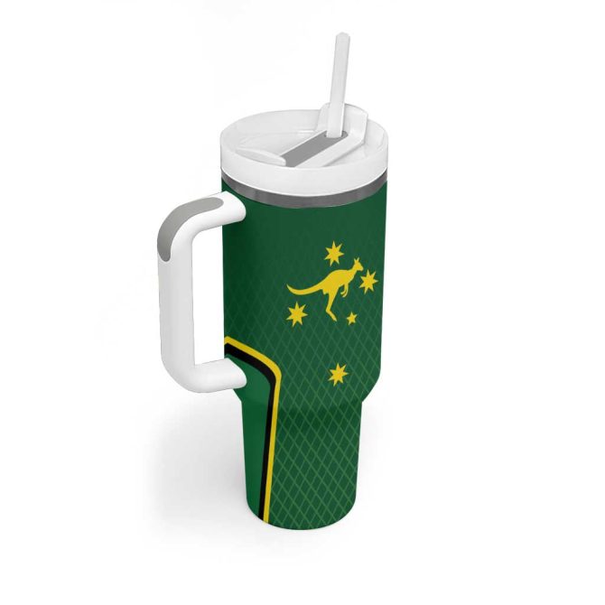 Australia Day 26 January With National Color Custom Stanley Quencher 40Oz Stainless Steel Tumbler With Handle - Image 3