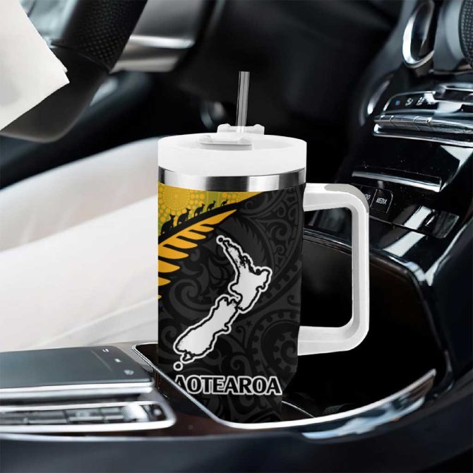 Australia New Zealand Rugby Custom Stanley Quencher 40Oz Stainless Steel Tumbler - Image 8