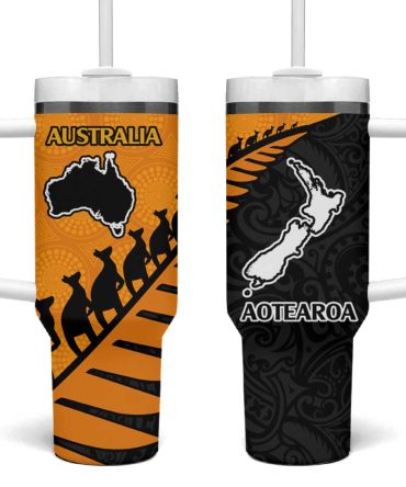 Australia New Zealand Rugby Custom Stanley Quencher 40Oz Stainless Steel Tumbler