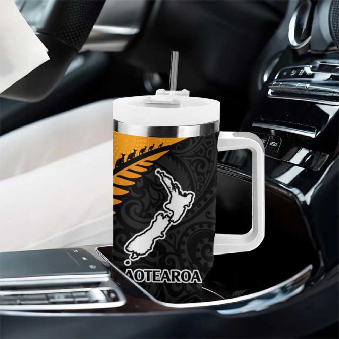 Australia New Zealand Rugby Custom Stanley Quencher 40Oz Stainless Steel Tumbler - Image 8