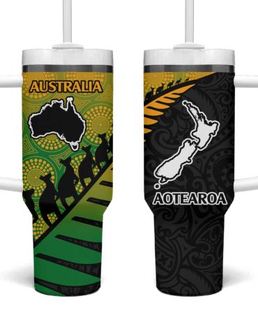 Australia New Zealand Rugby Custom Stanley Quencher 40Oz Stainless Steel Tumbler