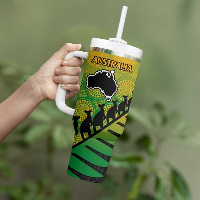 Australia New Zealand Rugby Custom Stanley Quencher 40Oz Stainless Steel Tumbler - Image 3