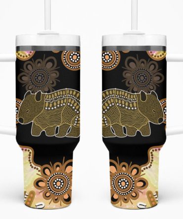 Australia Opal Wombat Custom Stanley Quencher 40Oz Stainless Steel Tumbler