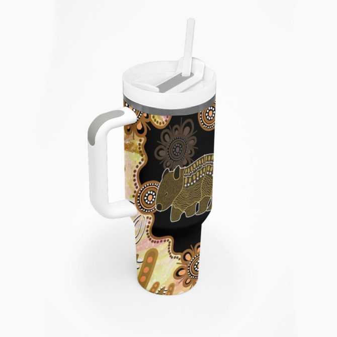 Australia Opal Wombat Custom Stanley Quencher 40Oz Stainless Steel Tumbler - Image 3
