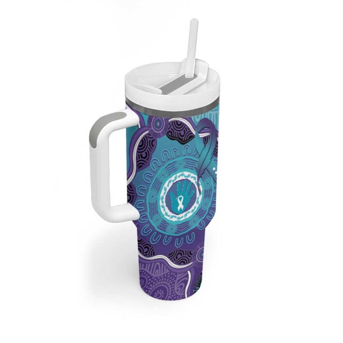 Australia Suicide Prevention Month Custom Stanley Quencher 40Oz Stainless Steel Tumbler - Image 2