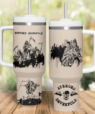 Avenged Sevenfold Music Custom Stanley Quencher 40Oz Stainless Steel Tumbler