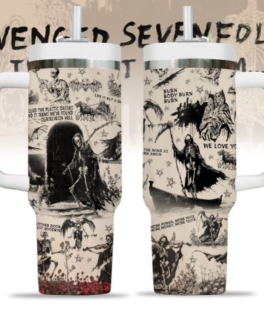 Avenged Sevenfold Music Custom Stanley Quencher 40Oz Stainless Steel Tumbler