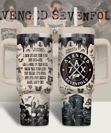 Avenged Sevenfold Music Custom Stanley Quencher 40Oz Stainless Steel Tumbler