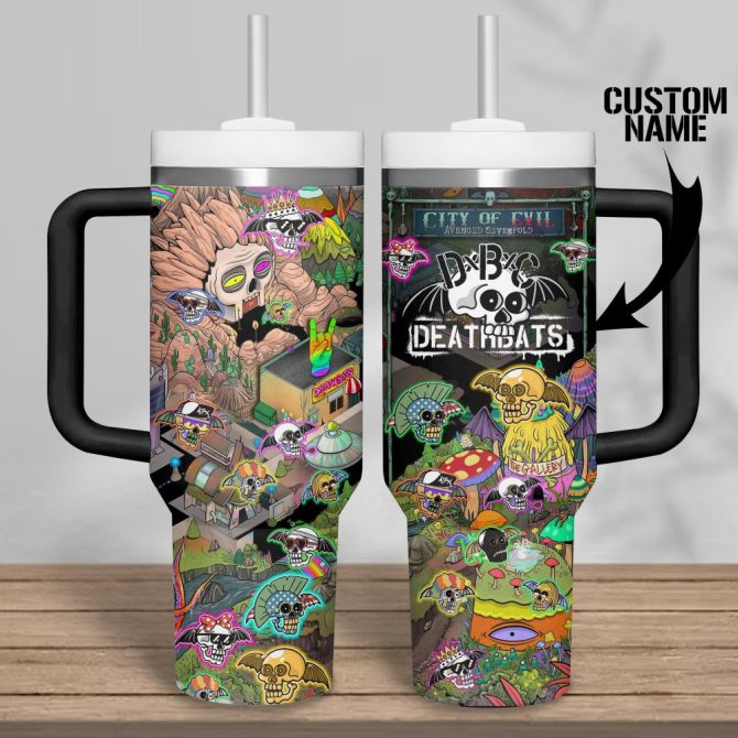 Avenged Sevenfold Music Custom Stanley Quencher 40Oz Stainless Steel Tumbler - Image 2
