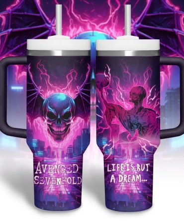 Avenged Sevenfold Music Custom Stanley Quencher 40Oz Stainless Steel Tumbler