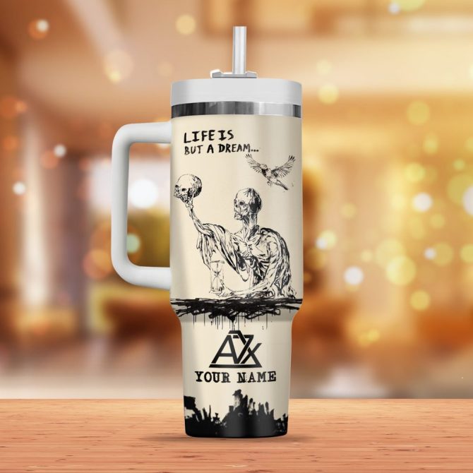 Avenged Sevenfold Music Custom Stanley Quencher 40Oz Stainless Steel Tumbler - Image 2