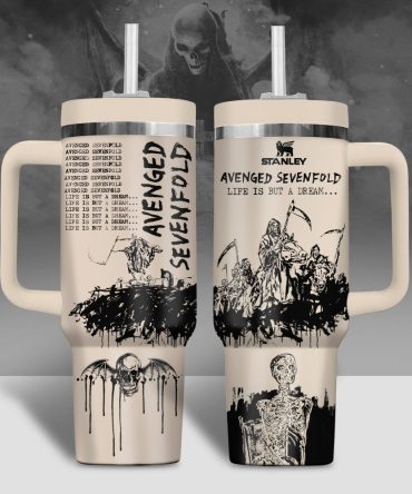 Avenged Sevenfold Music Custom Stanley Quencher 40Oz Stainless Steel Tumbler With Handle