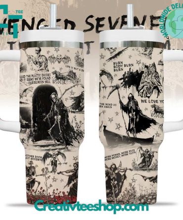 Avenged Sevenfold Music Custom Stanley Quencher 40Oz Stainless Steel Tumbler With Handle