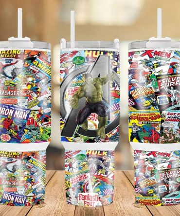 Avengers Hulk Marvel Movies Custom Stanley Quencher 40Oz Stainless Steel