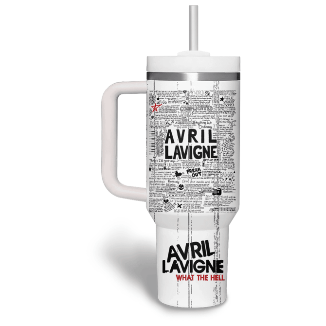 Avril Lavigne Music Custom Stanley Quencher 40Oz Stainless Steel Tumbler - Image 2