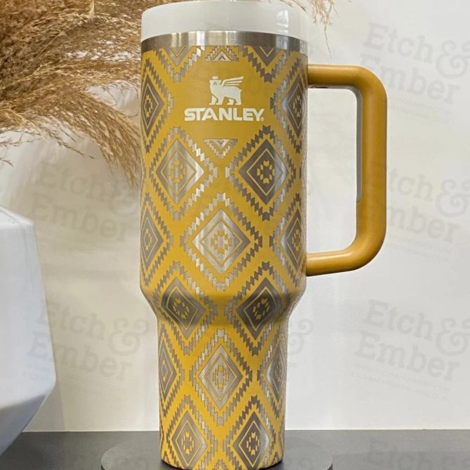 Aztec Custom Stanley Quencher 40Oz Stainless Steel Tumbler - Image 2