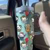 Hello Kitty Cartoon Halloween Custom Stanley Quencher 40Oz Stainless Steel Tumbler