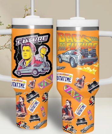 Back To The Future Movies Custom Stanley Quencher 40Oz Stainless Steel