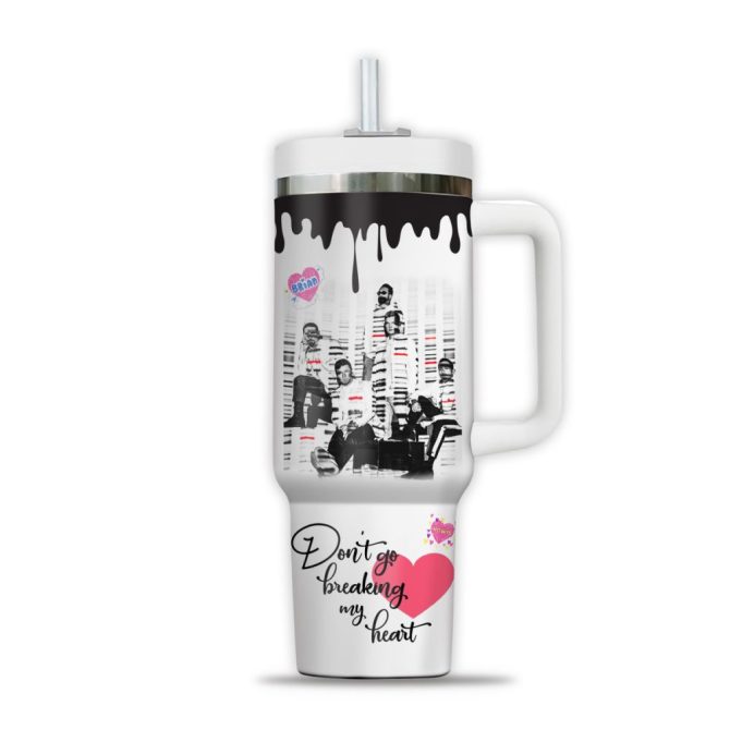 Backstreet Boys Music Custom Stanley Quencher 40Oz Stainless Steel Tumbler - Image 3