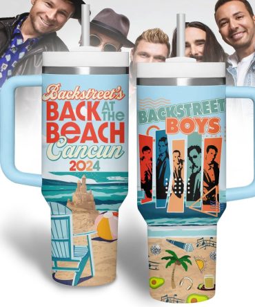 Backstreet Boys Music Custom Stanley Quencher 40Oz Stainless Steel Tumbler