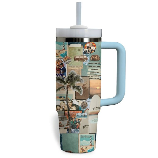 Backstreet Boys Music Custom Stanley Quencher 40Oz Stainless Steel Tumbler With Handle - Image 3