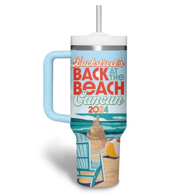 Backstreet Boys Music Custom Stanley Quencher 40Oz Stainless Steel Tumbler - Image 3