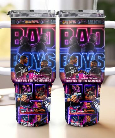 Bad Boys Movies Custom Stanley Quencher 40Oz Stainless Steel Tumbler