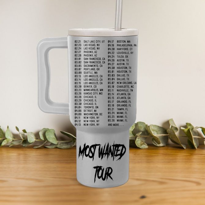 Bad Bunny Music Custom Stanley Quencher 40Oz Stainless Steel - Image 3