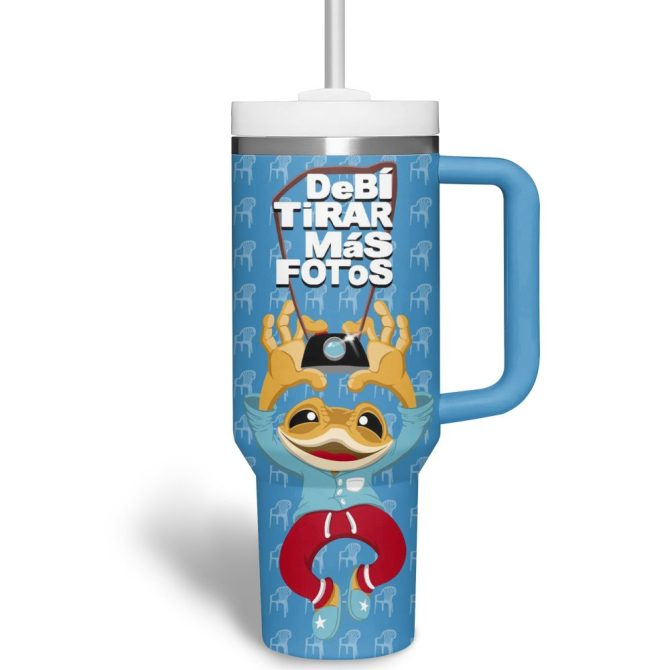 Bad Bunny Music Custom Stanley Quencher 40Oz Stainless Steel Tumbler With Handle - Image 5