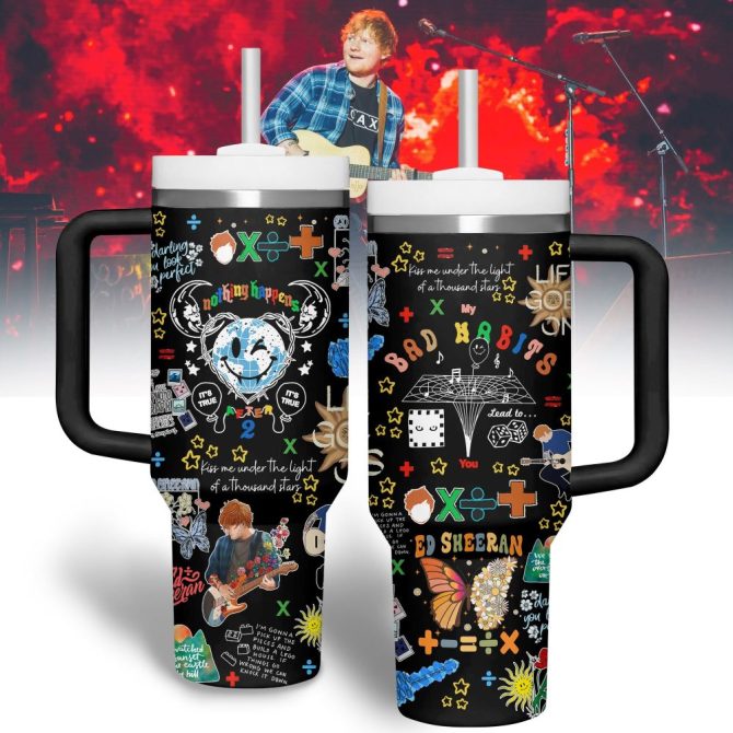 Bad Habits Music Custom Stanley Quencher 40Oz Stainless Steel Tumbler