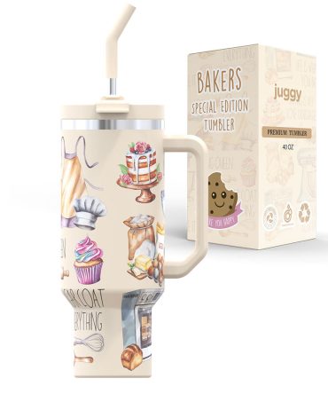 Bake You Happy Custom Stanley Quencher 40Oz Stainless Steel Tumbler