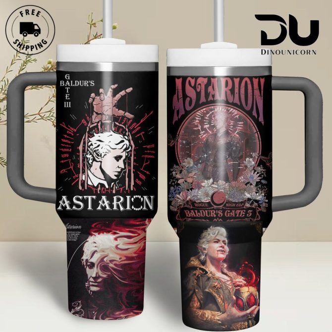 Baldur #8217;S Gate Games Custom Stanley Quencher 40Oz Stainless Steel Tumbler With Handle