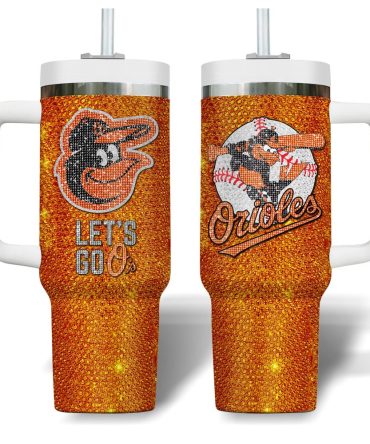 Baltimore Orioles Mlb Custom Stanley Quencher 40Oz Stainless Steel Tumbler