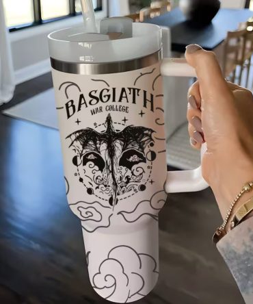 Basgiath War College Fourth Wing Custom Stanley Quencher 40Oz Stainless Steel Tumbler With Handle